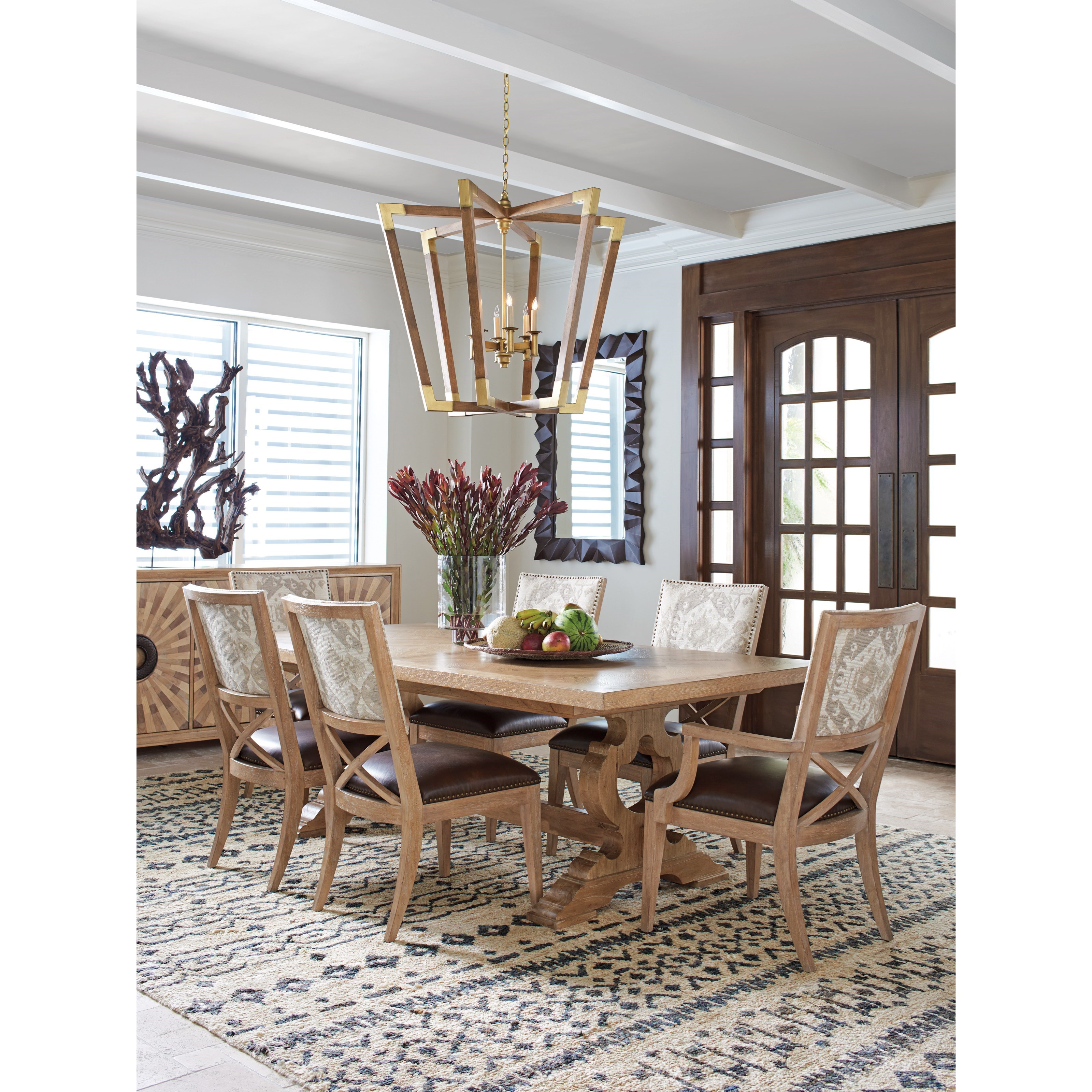 Weston home lexington dining set with bench and 4 ladder back 2025 chairs